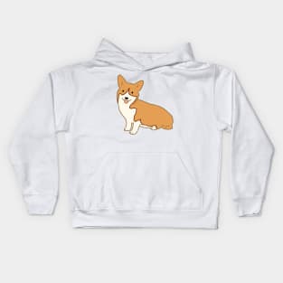 Corgi art Kids Hoodie